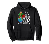 Funny Mexican Uncle Design - El Mejor TIO del Mundo Felpa con Cappuccio