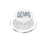 Funny Microbiology Pun Siamo persone colte PopSockets PopGrip per MagSafe