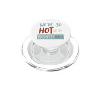 Funny Microbiology Siamo così caldi, siamo di livello di biosicurezza 4 PopSockets PopGrip per MagSafe