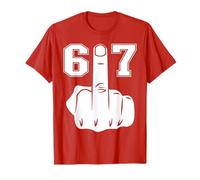 Funny Middle Finger FUCAWF Six Seven 6 7 Meme Maglietta