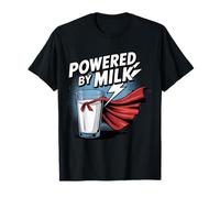 Funny Milk Power Quote for Fitness and Energy Fans Maglietta