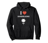 Funny minimalist dandelion flowers i love dandelions Felpa con Cappuccio