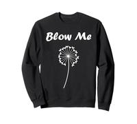 Funny minimalist dandelions flowers simple blow me dandelion Felpa