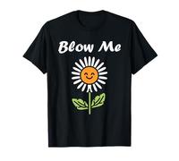 Funny minimalist dandelions flowers simple blow me dandelion Maglietta