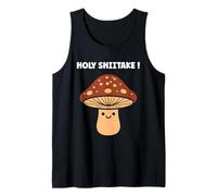 Funny Minimalist Mushroom Simple Holy Shiitake Canotta