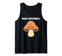 Funny Minimalist Mushroom Simple Holy Shiitake Canotta