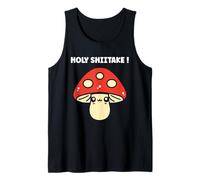 Funny Minimalist Mushroom Simple Holy Shiitake Canotta