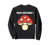 Funny Minimalist Mushroom Simple Holy Shiitake Felpa