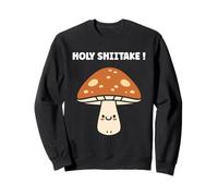 Funny Minimalist Mushroom Simple Holy Shiitake Felpa