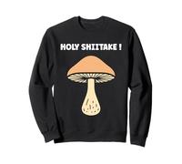 Funny Minimalist Mushroom Simple Holy Shiitake Felpa