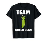 Funny Minimalist Vegetable Simple Team Green Bean Maglietta