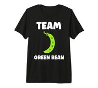 Funny Minimalist Vegetable Simple Team Green Bean Maglietta Premium
