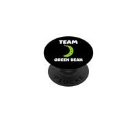Funny minimalist vegetable Simple team Green bean PopSockets PopGrip Adesivo
