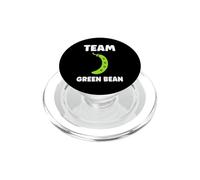 Funny minimalist vegetable Simple team Green bean PopSockets PopGrip per MagSafe