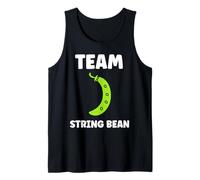 Funny Minimalist Vegetable Simple Team String Bean Canotta