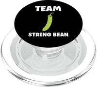 Funny minimalist vegetable Simple team string bean PopSockets PopGrip per MagSafe