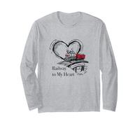 Funny Model Railroad Pun Railway Fino al Mio Cuore Maglia a Manica