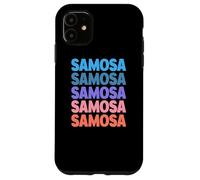 Funny Modern Repeated Samosa Indian Cuisine Chef Foodie Custodia per iPhone 11