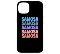 Funny Modern Repeated Samosa Indian Cuisine Chef Foodie Custodia per iPhone 13