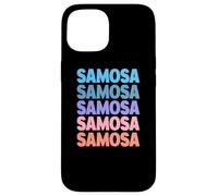 Funny Modern Repeated Samosa Indian Cuisine Chef Foodie Custodia per iPhone 15
