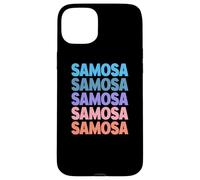 Funny Modern Repeated Samosa Indian Cuisine Chef Foodie Custodia per iPhone 15 Plus