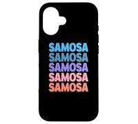 Funny Modern Repeated Samosa Indian Cuisine Chef Foodie Custodia per iPhone 16