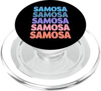Funny Modern Repeated Samosa Indian Cuisine Chef Foodie PopSockets PopGrip per MagSafe