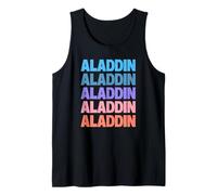 Funny Modern Repeated Text Design Aladdin Canotta