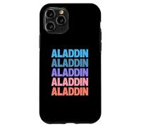 Funny Modern Repeated Text Design Aladdin Custodia per iPhone 11 Pro