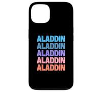 Funny Modern Repeated Text Design Aladdin Custodia per iPhone 13
