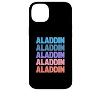 Funny Modern Repeated Text Design Aladdin Custodia per iPhone 14 Plus