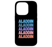 Funny Modern Repeated Text Design Aladdin Custodia per iPhone 14 Pro