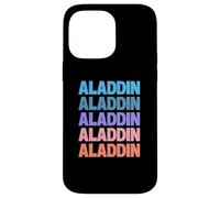 Funny Modern Repeated Text Design Aladdin Custodia per iPhone 14 Pro Max