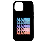 Funny Modern Repeated Text Design Aladdin Custodia per iPhone 15