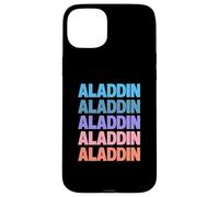 Funny Modern Repeated Text Design Aladdin Custodia per iPhone 15 Plus