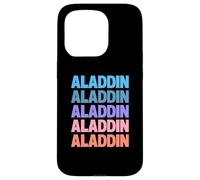 Funny Modern Repeated Text Design Aladdin Custodia per iPhone 15 Pro