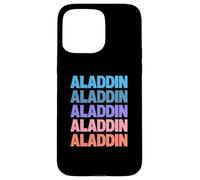 Funny Modern Repeated Text Design Aladdin Custodia per iPhone 15 Pro Max