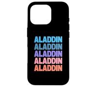 Funny Modern Repeated Text Design Aladdin Custodia per iPhone 16 Pro