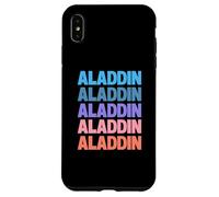 Funny Modern Repeated Text Design Aladdin Custodia per iPhone XS Max