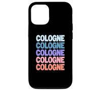 Funny Modern Repeated Text Design Cologne Köln Germany Custodia per iPhone 12/12 Pro