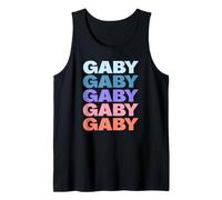 Funny Modern Repeated Text Design First Name Gaby Canotta