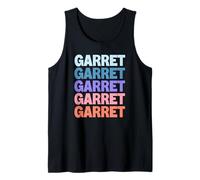Funny Modern Repeated Text Design First Name Garret Canotta