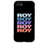 Funny Modern Repeated Text Design First Name Roy Custodia per iPhone SE (2020) / 7 / 8