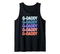 Funny Modern Repeated Text Design G-Daddy Grandpa Granddad Canotta