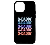 Funny Modern Repeated Text Design G-Daddy Grandpa Granddad Custodia per iPhone 12 mini