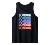 Funny Modern Repeated Text Design London England Canotta