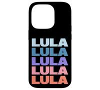 Funny Modern Repeated Text Design Lula Custodia per iPhone 14 Pro