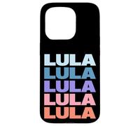 Funny Modern Repeated Text Design Lula Custodia per iPhone 15 Pro