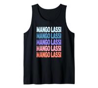 Funny Modern Repeated Text Design Mango Lassi Canotta