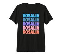 Funny Modern Repeated Text Design Rosalia Maglietta Premium